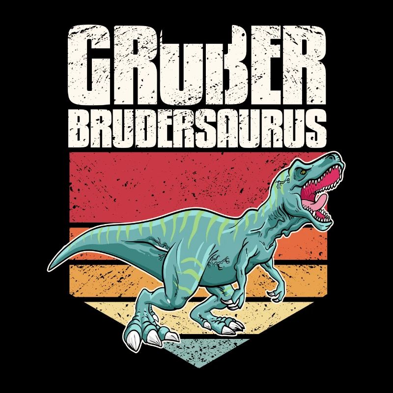Großer Bruder Geschenk Brudersaurus T-Rex Dino