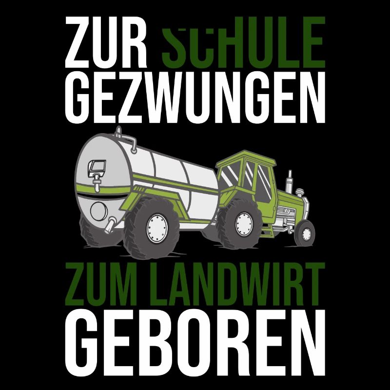 Nachwuchs Landwirt Schule Bauer Traktor Geschenk