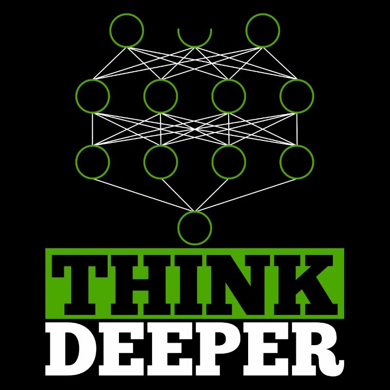 Künstliche Intelligenz think deeper Geschenk