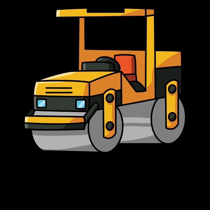 Rouleau chantier de construction machine travailleur de la construction