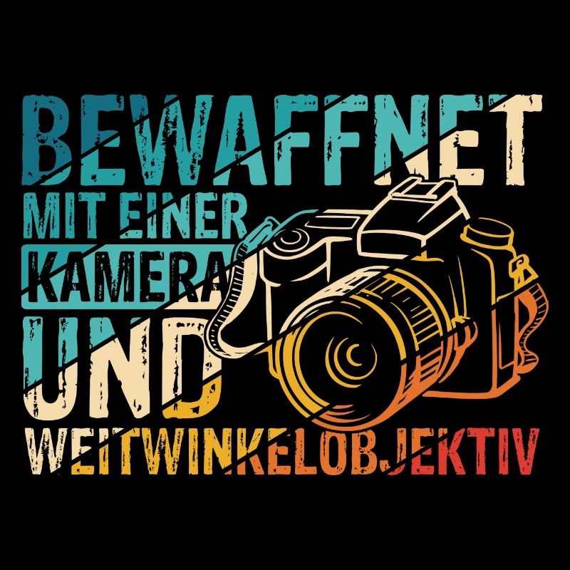 Bewaffnet mit einer KAMERA und WEITWINKELOBJEKTIV