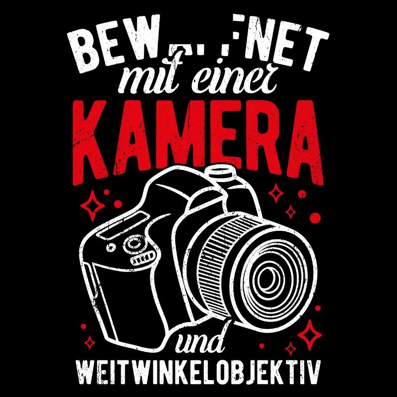 Bewaffnet mit einer KAMERA und WEITWINKELOBJEKTIV