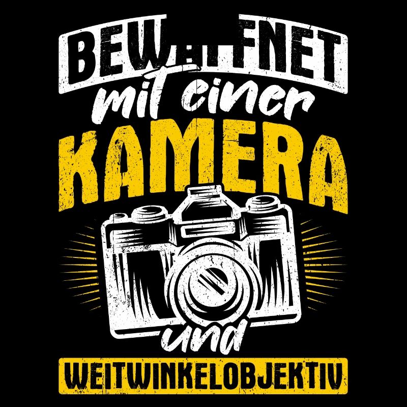Bewaffnet mit einer KAMERA und WEITWINKELOBJEKTIV
