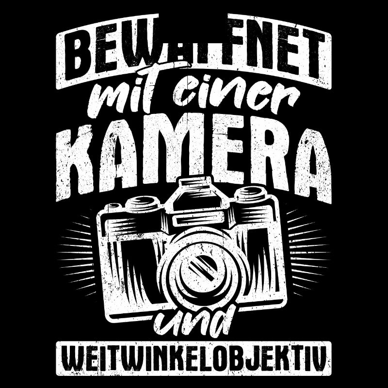 Bewaffnet mit einer KAMERA und WEITWINKELOBJEKTIV