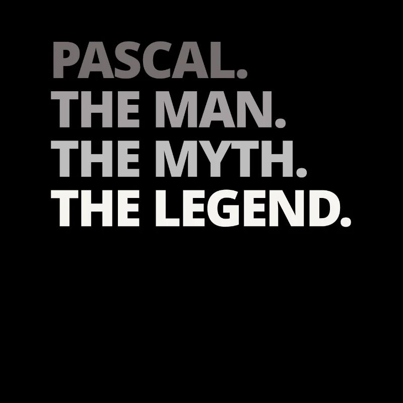 Pascal Name Spruch Geschenk