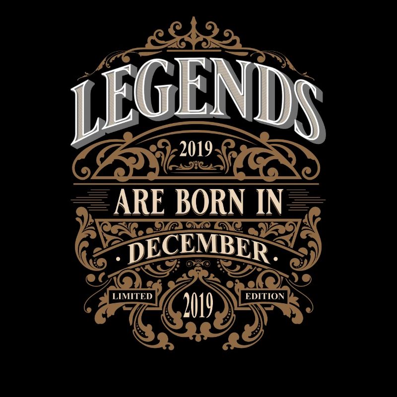 2019 Décembre Né Anniversaire Année de naissance