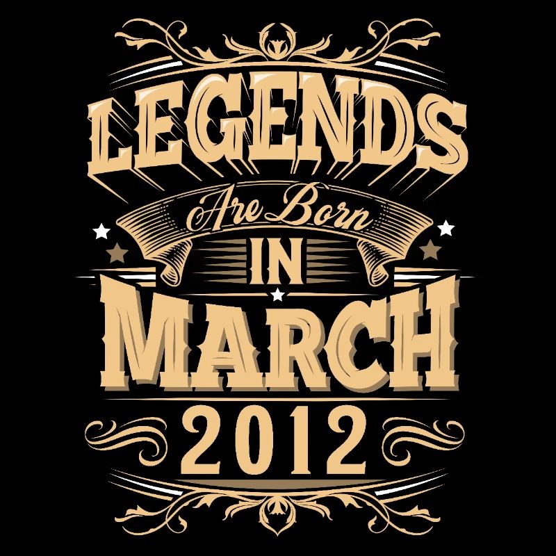 Légende de l’anniversaire de mars 2012