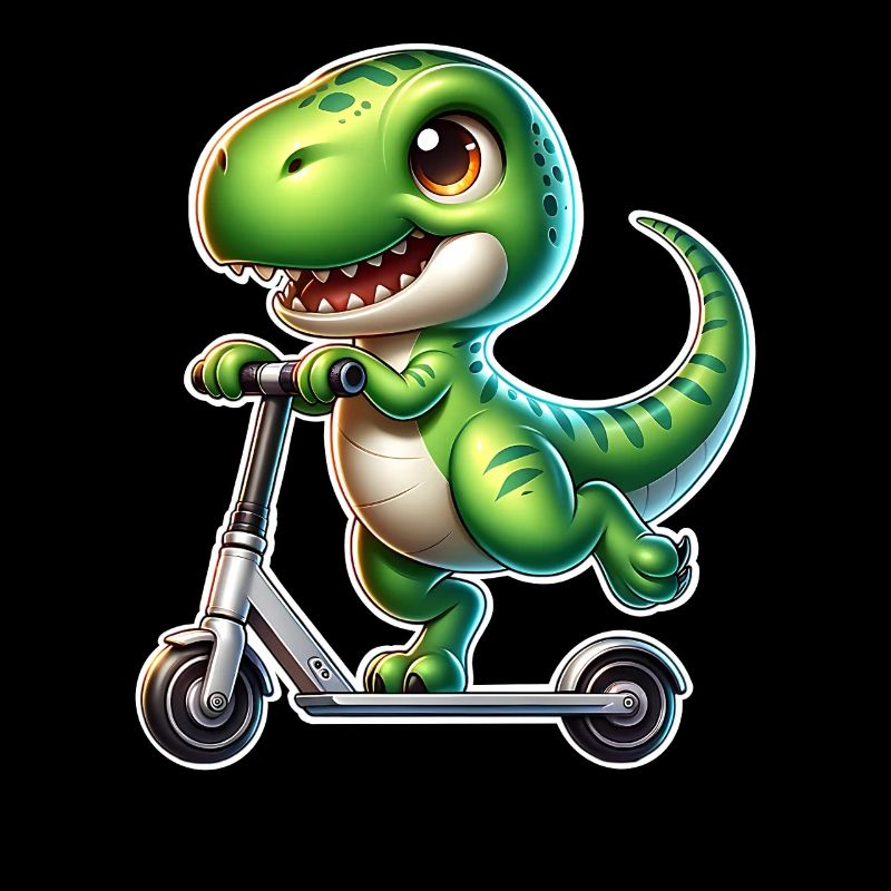 E-Scooter E-Roller Dino T Rex Scooter