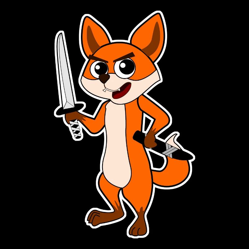 Katana Fox Ninja Sword Épée Samouraï