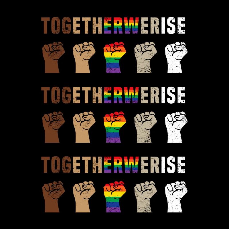 Ensemble, nous élevons BLM Black Lives Matter