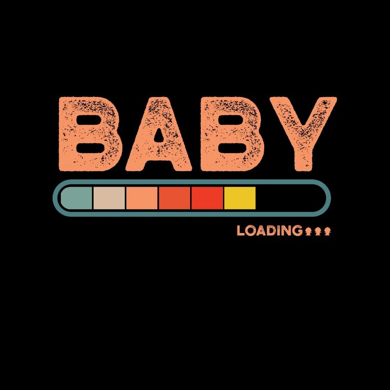 Baby loading, schwangere Mutter, Mutter werden