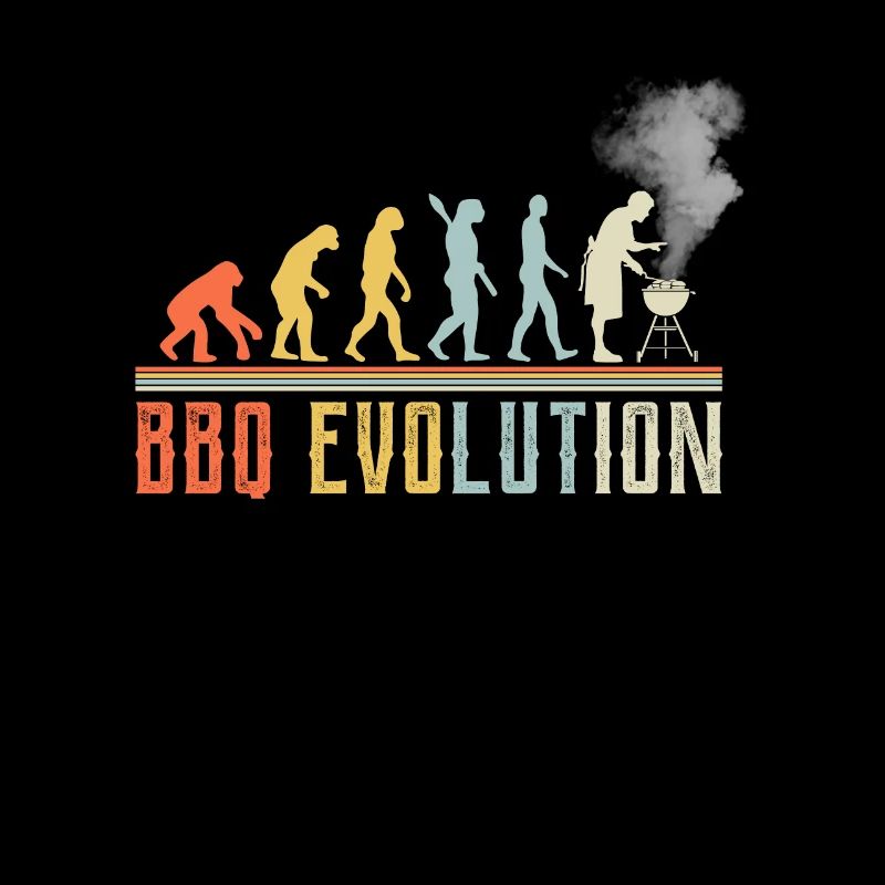BBQ Evolution Lustiges Zitat