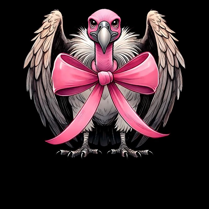 Coquette Bogen Geier Vogel Mädchen Mama rosa