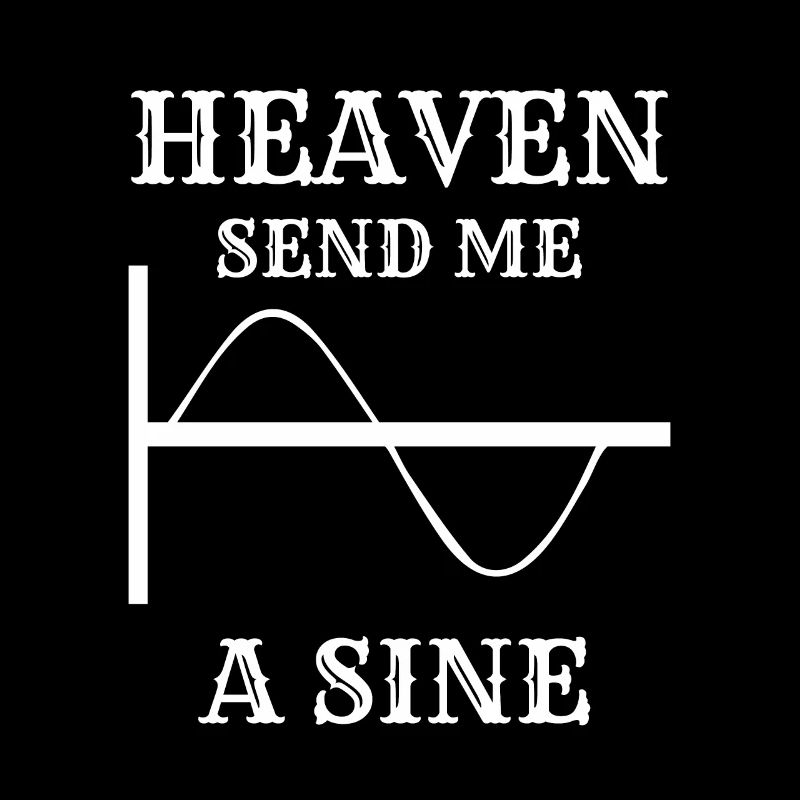 Ciel envoie Sinus Funny math amant de physique