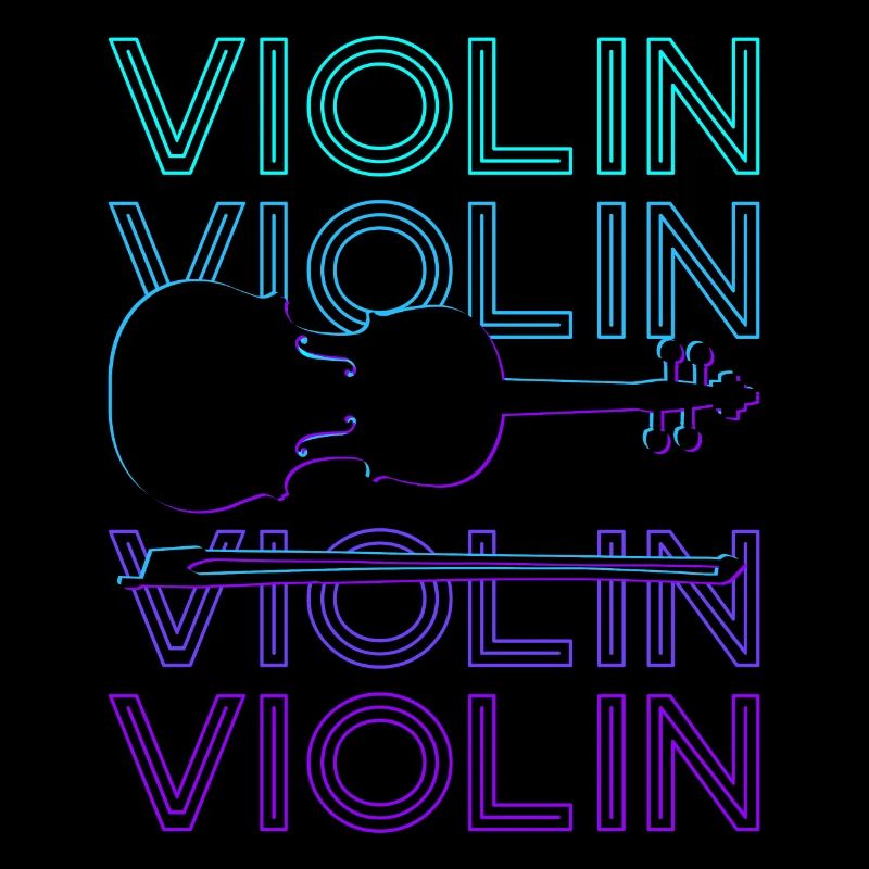 Violoniste Violoniste Rétro