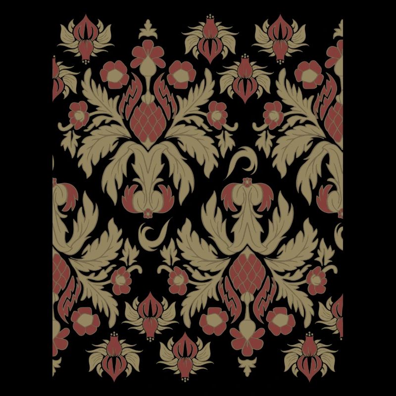 Baroque Aesthetic Pattern Old Vintage Grunge