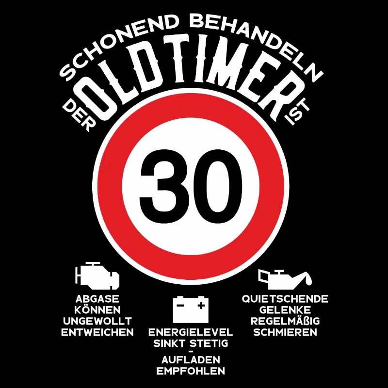 SCHONEND BEHANDELN 30. GEBURTSTAG OLDTIMER