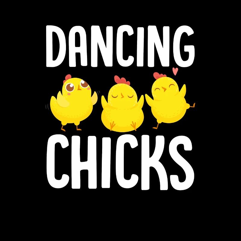 Drôle de poussins de danse amis filles de danse