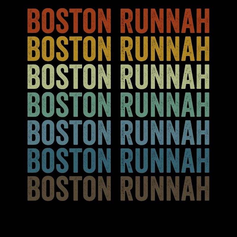 Boston Runnah Marathon Runner Boston Runner