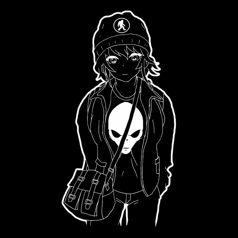 Cryptidcore Esthétique Anime Fille Cryptid