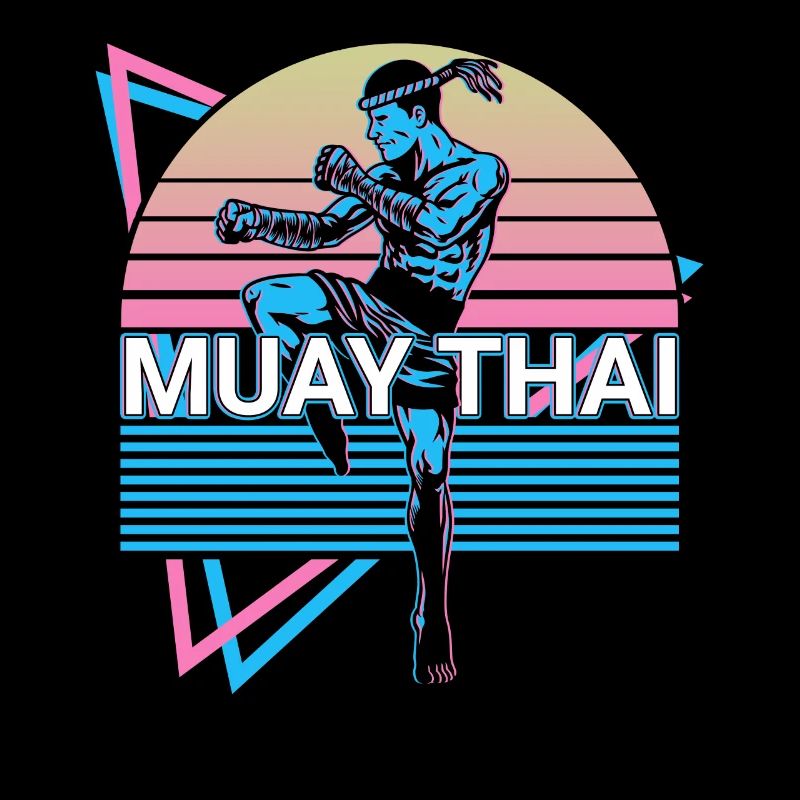 Muay Thai Kickboxing Retro