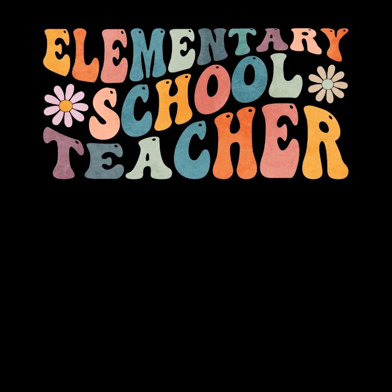 Maestro de escuela primaria Groovy Escuela Intermedia