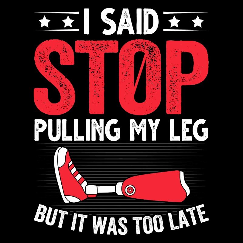 Funny prosthetic leg