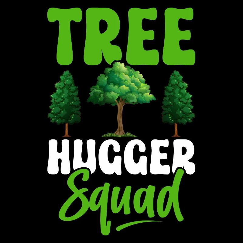 Environmentalists hugging trees