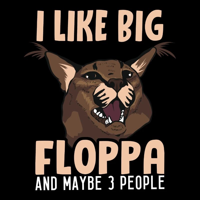 Big Floppa und 3 Leute