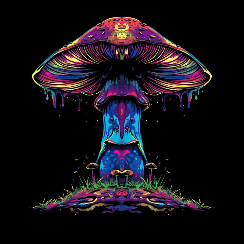 Champignon Cottagecore Popart