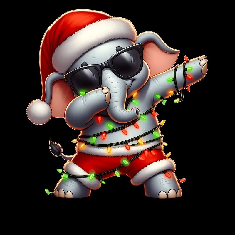 Polka Dot Elephant Sunglasses Cute Christmas