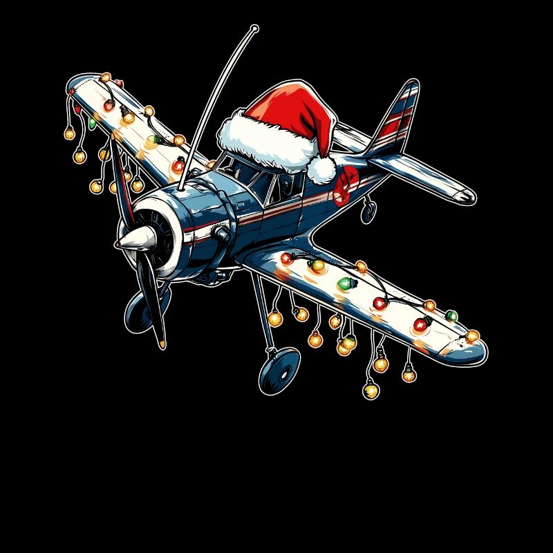 RC Airplane Model Airplane Pilot Christmas Hat Xmas