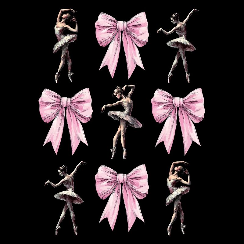 Coquette Bow Ballerine Danse Ballet Danseuse