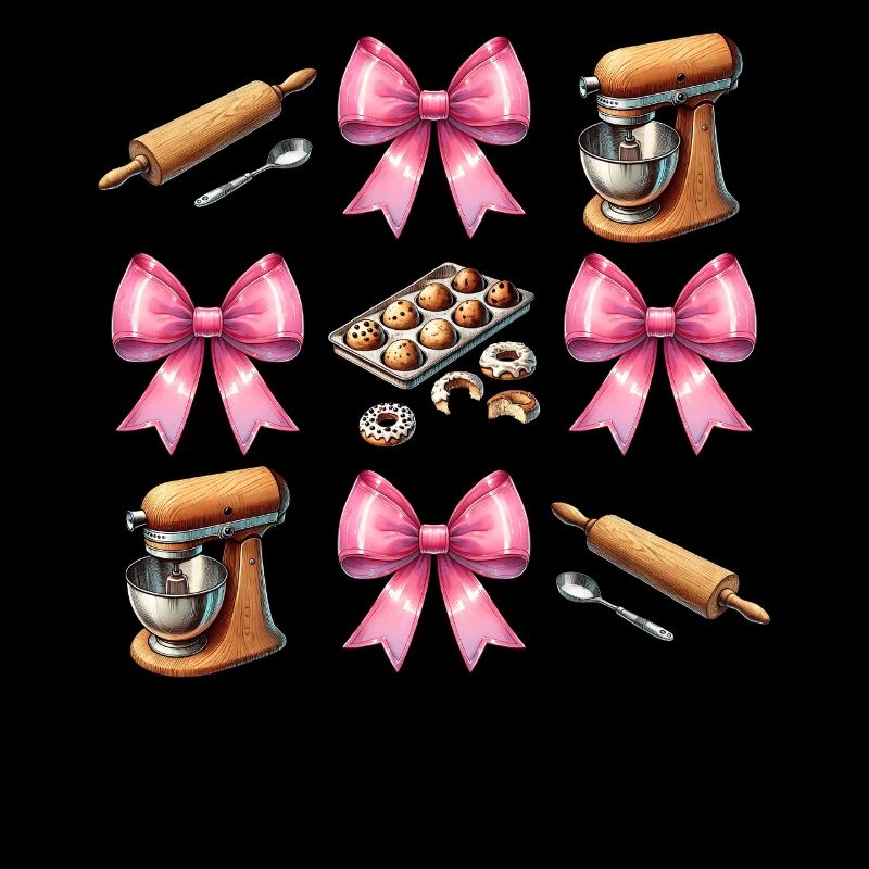 Coquette Bow Baking Tools Baker Mom Moms