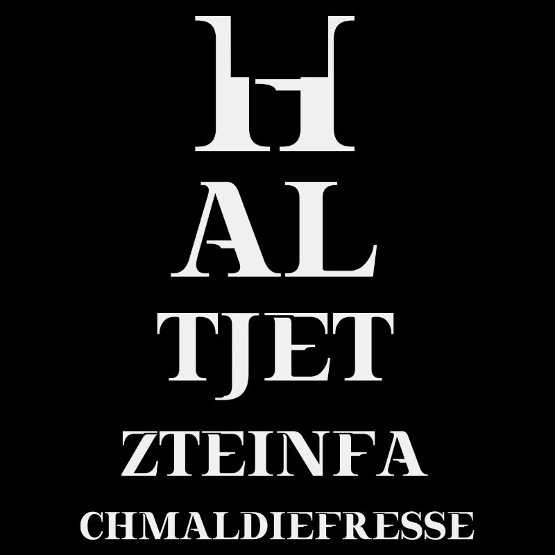 Fresse halten lustig Geschenkidee Geschenk