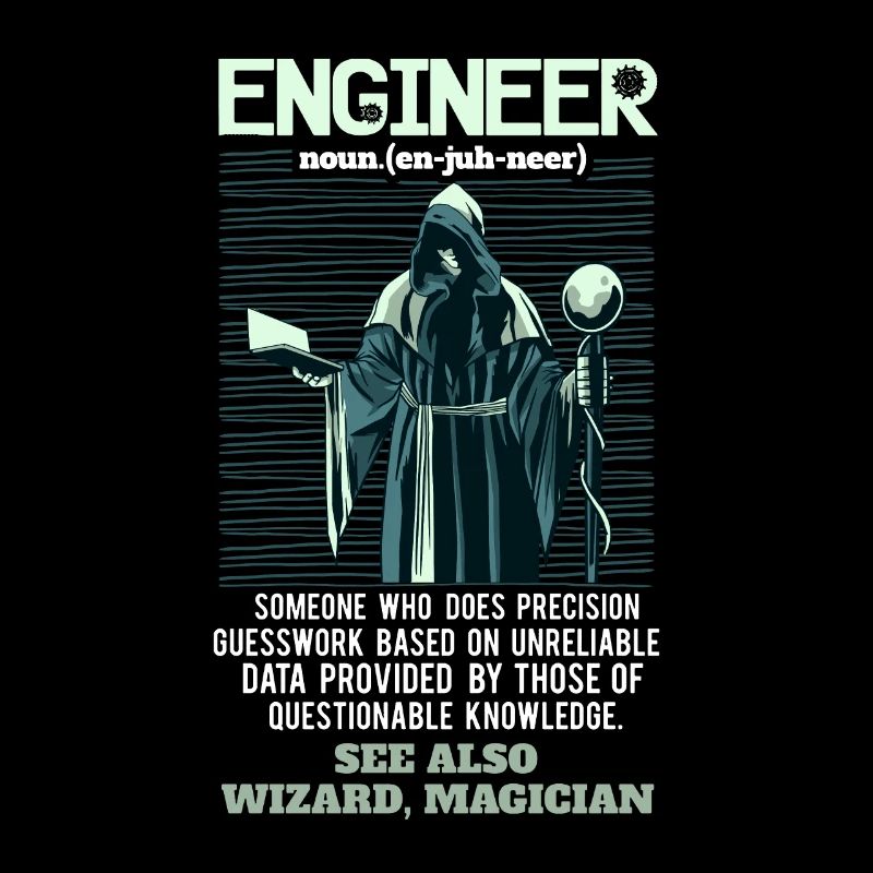 Engineer definition funny saying gift
