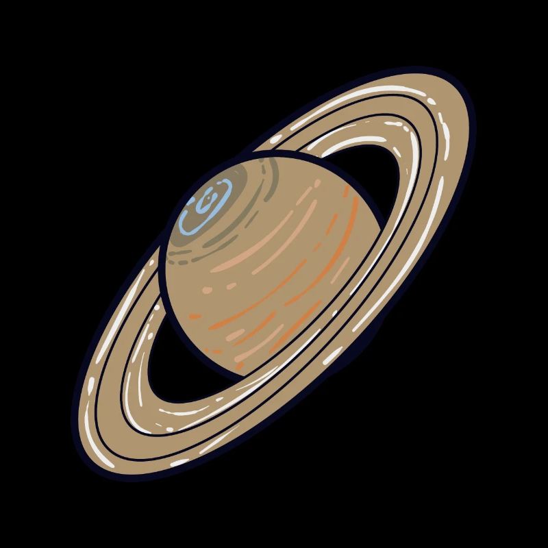 Solar system planet Saturn