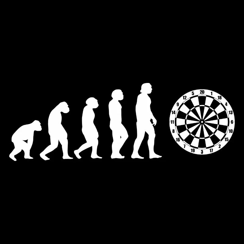 Evolution Dartspieler