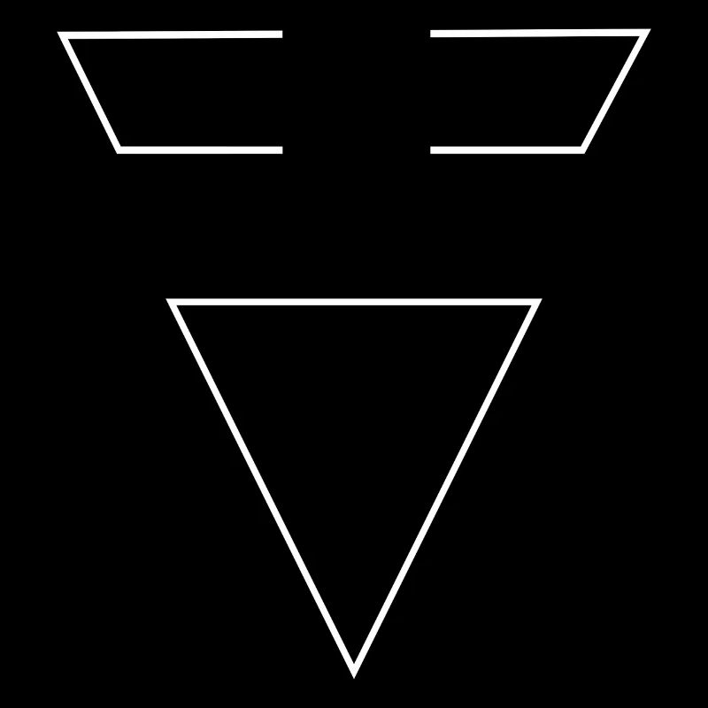 Forme de triangle de symbole