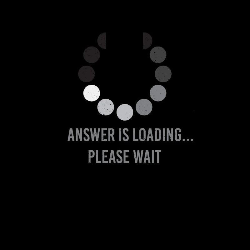 Answer Is Loading Please Wait Computer Nerd Shirt
