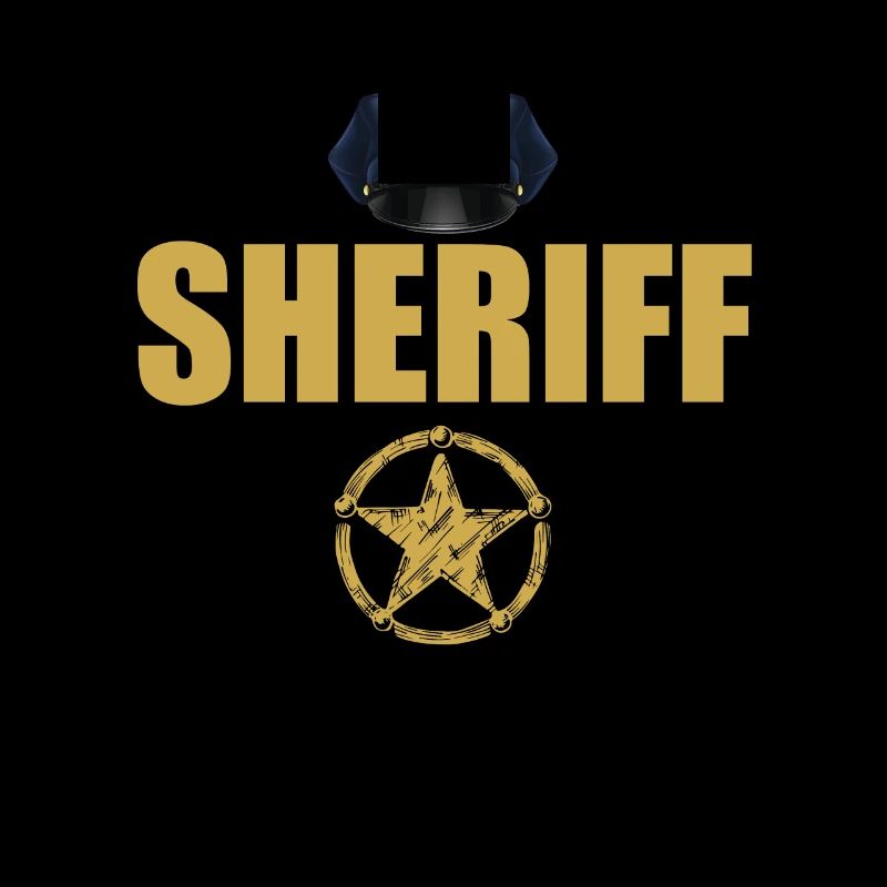 Sheriff Polizei Sheriffstern Abzeichen