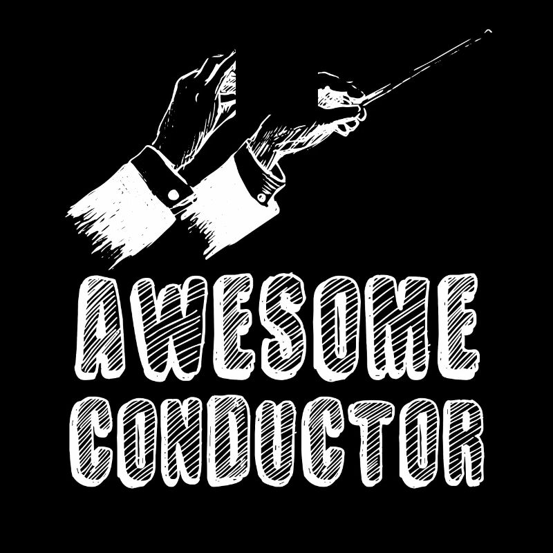 Awesome Dirigent Dirigentenstab beim dirigieren