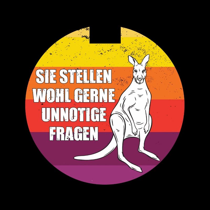 Känguru Retro Beuteltiere Australien