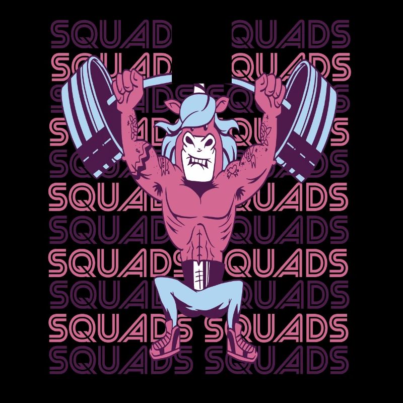 Squads Unicorn Heavy Gym Workout Strength Training