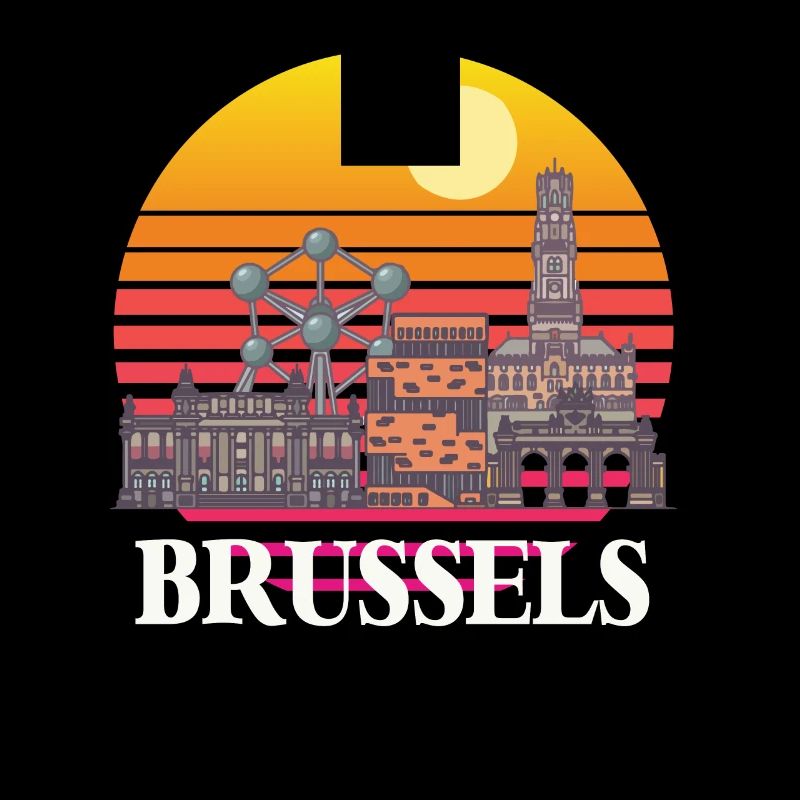 Brüssel Skyline Wissenschaft Atomkern Physik Atom