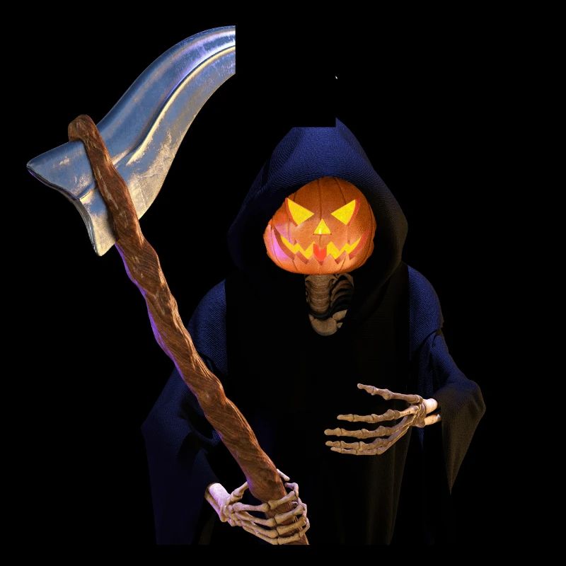 Der Sensenmann zu Halloween