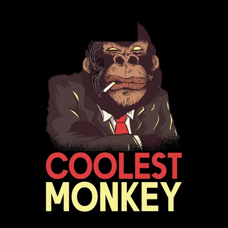 Cool monkey Monkey Lover Animal Rights