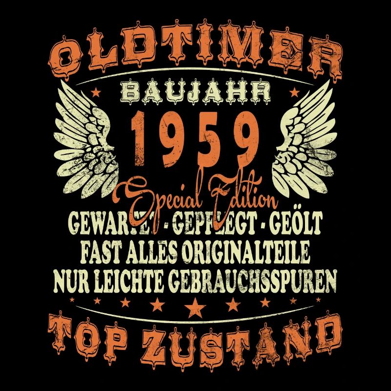Oldtimer 1959 65. Geburtstag Geschenk Herren