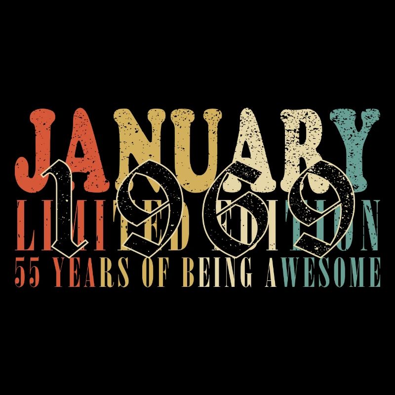 55e anniversaire 55 ans janvier 1969