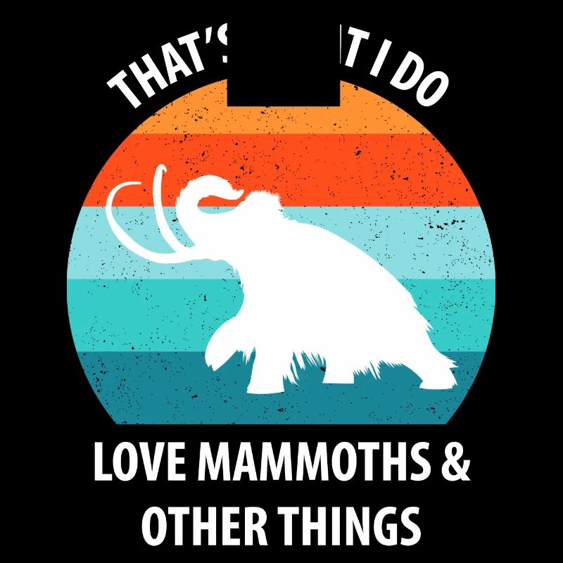 Funny Mammoth Stone Age Ice Age Design Prehistoric